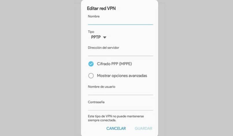 Configura VPN