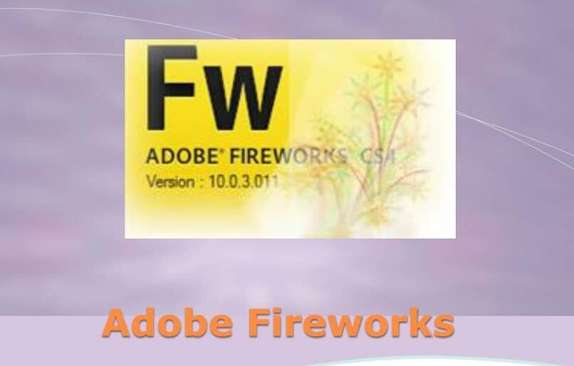 logo et version de feux d'artifice d'adobe