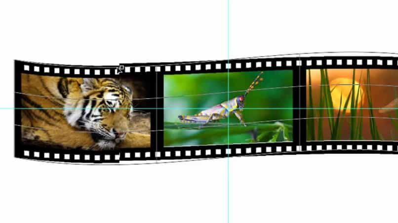 tutoriel photoshop simple pour créer des bandes de film 3D