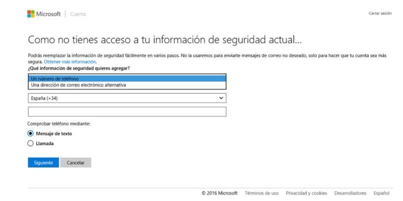 cuenta hotmail fondo blanco