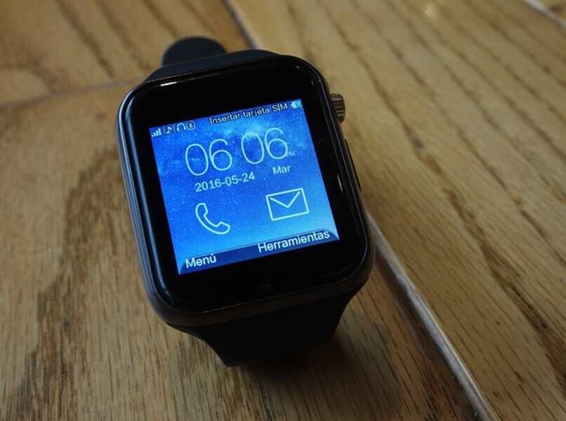 tela inicial ao ligar o smartwatch