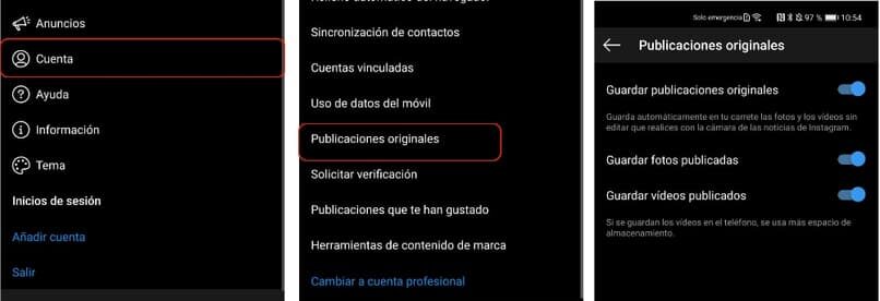 galería de fotos de carga de instagram